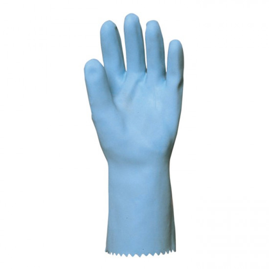 Latex rukavica 30 cm plava