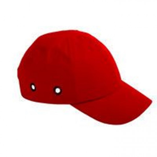 Šilt kapa s unutrašnjom zaštitom od udaraca crvena